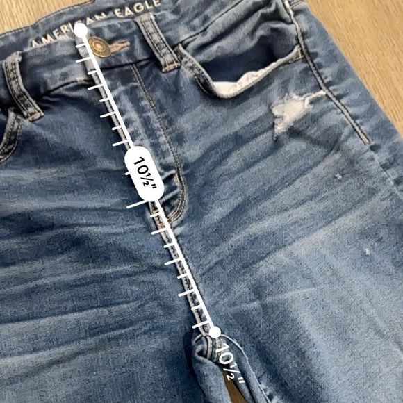 AE American Eagle Next Level Stretch Patched Distressed Jeans - Picture 13 of 14